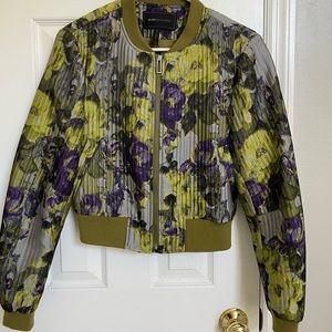 BCBGMAXAZRIA Multi-Floral Jacket, x-small